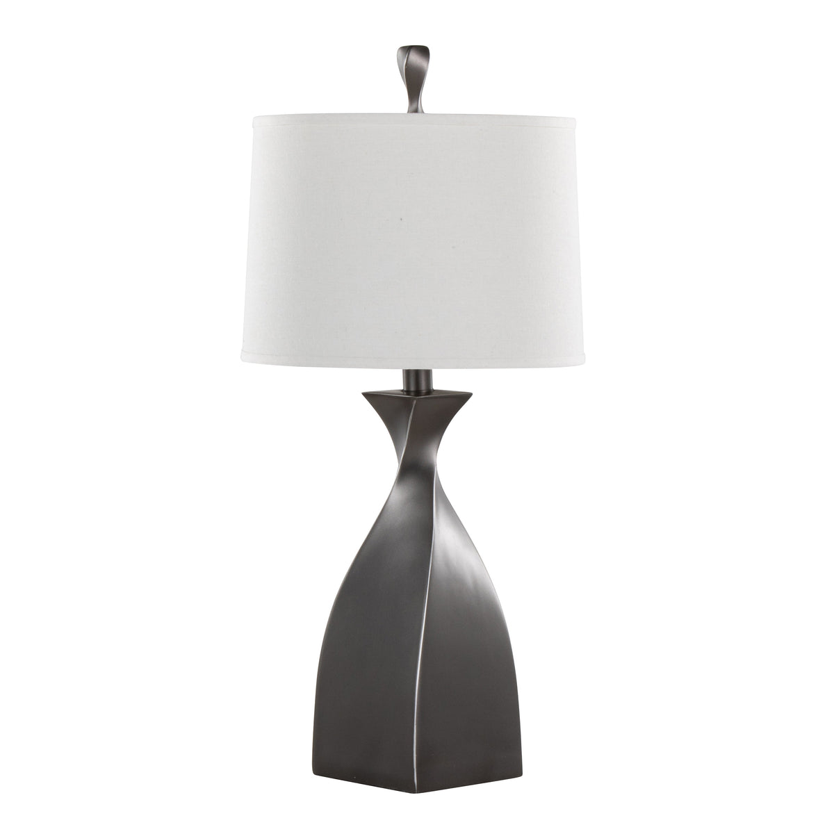 30" Contemporary Polyresin Table Lamp in Rubbed