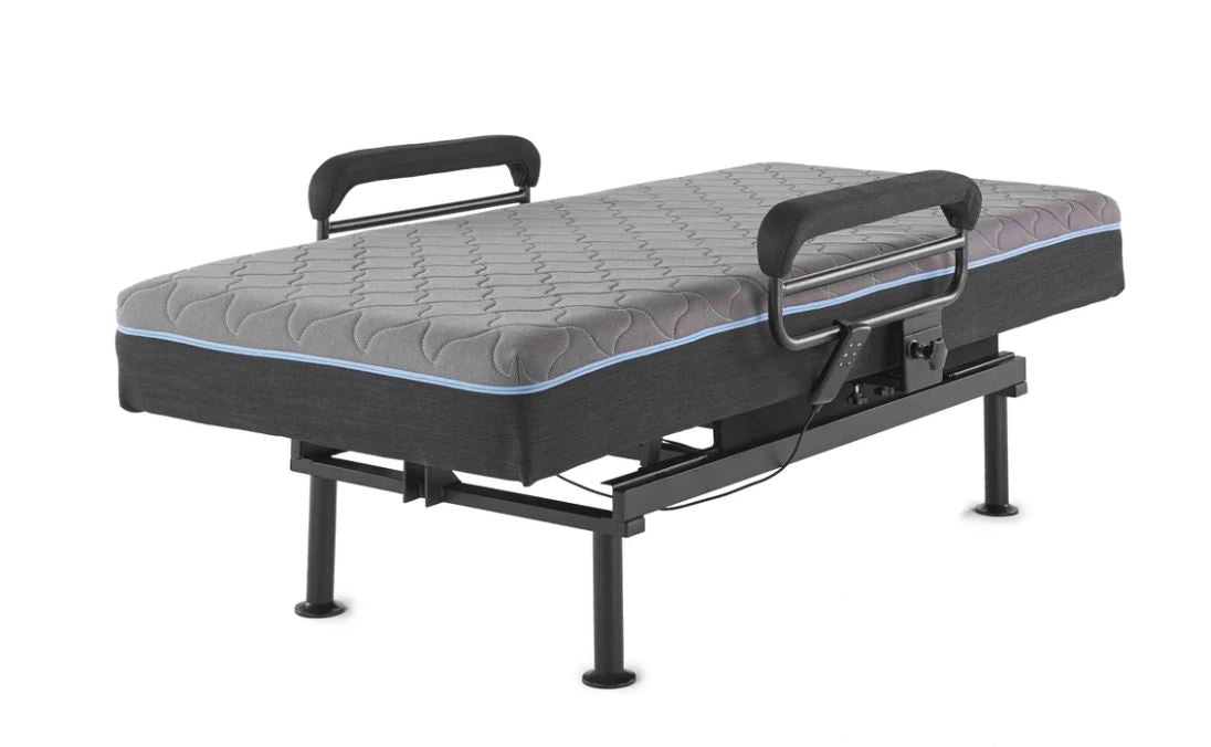 Twin Adjustable Sit to Stand Bed With Remote