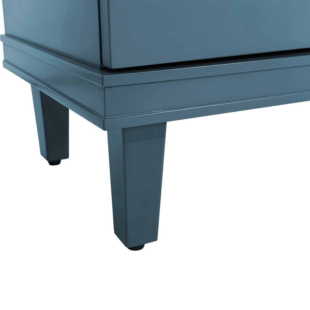70.07" Large Size 4 Door Cabinet in Blue