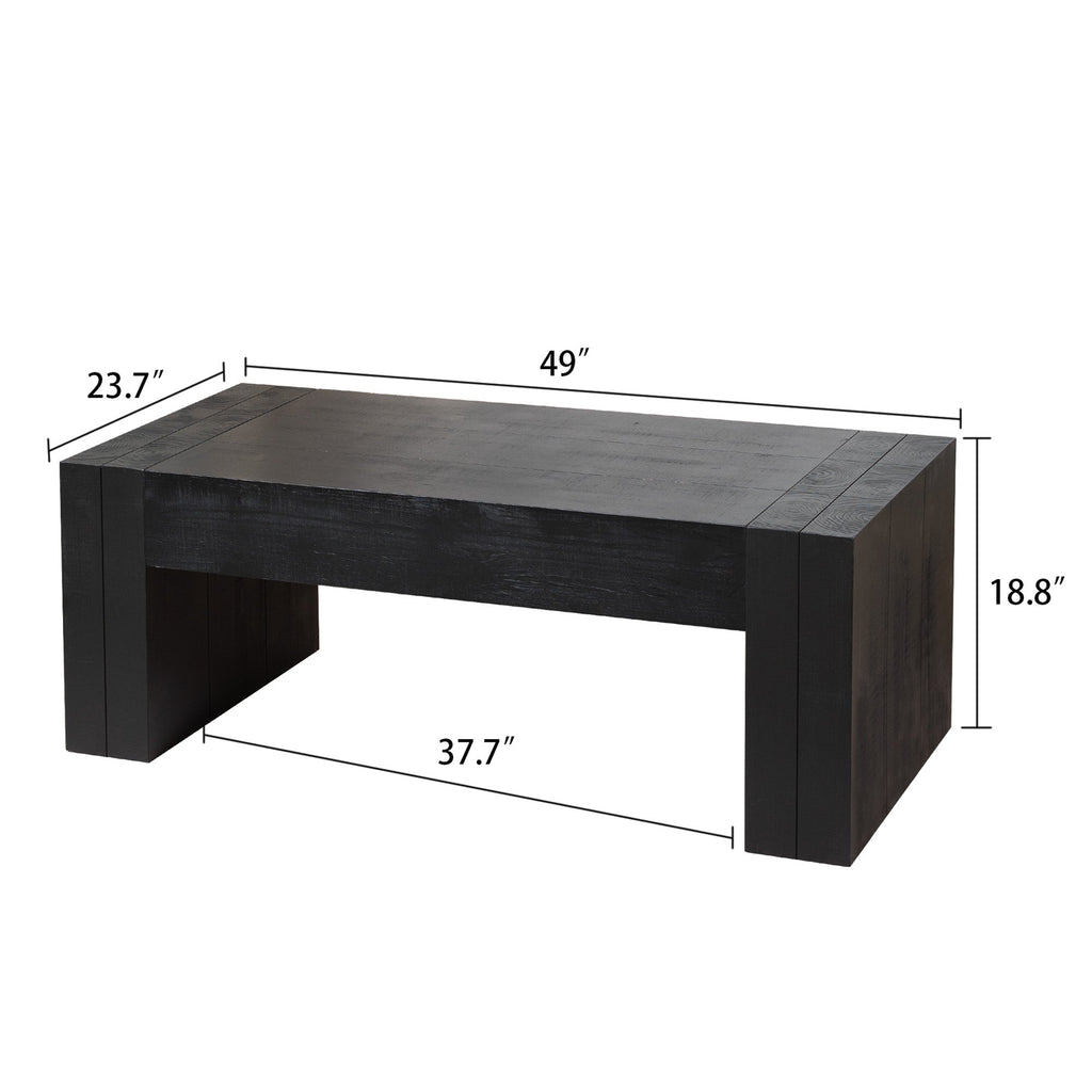 49" Engineered Wood Coffee Table