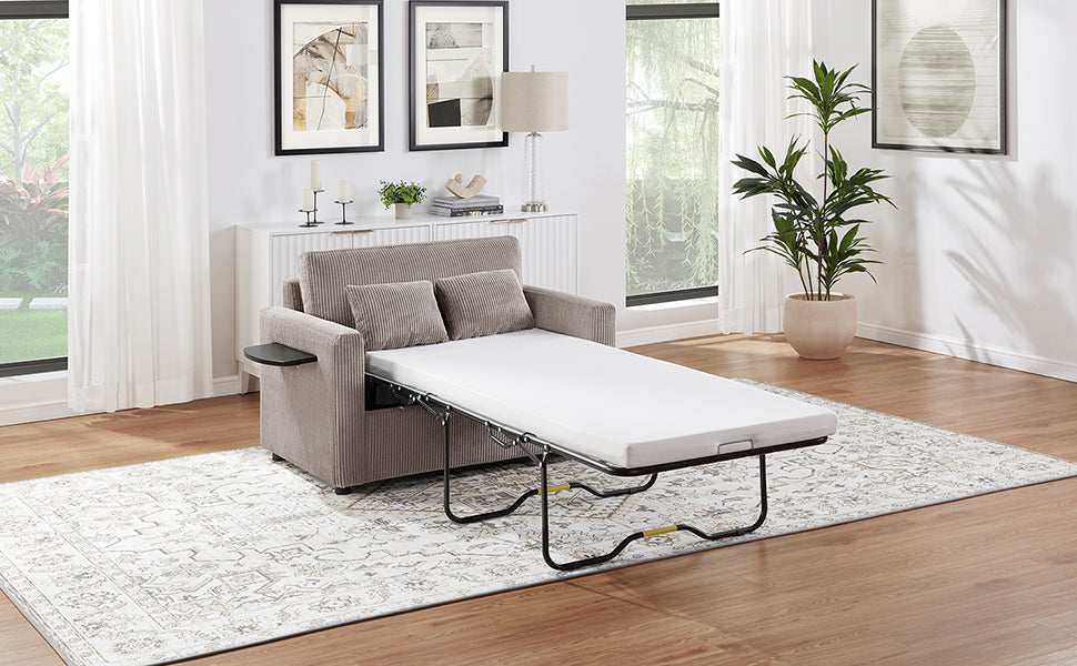 Twin Size Sofa Bed with USB Ports