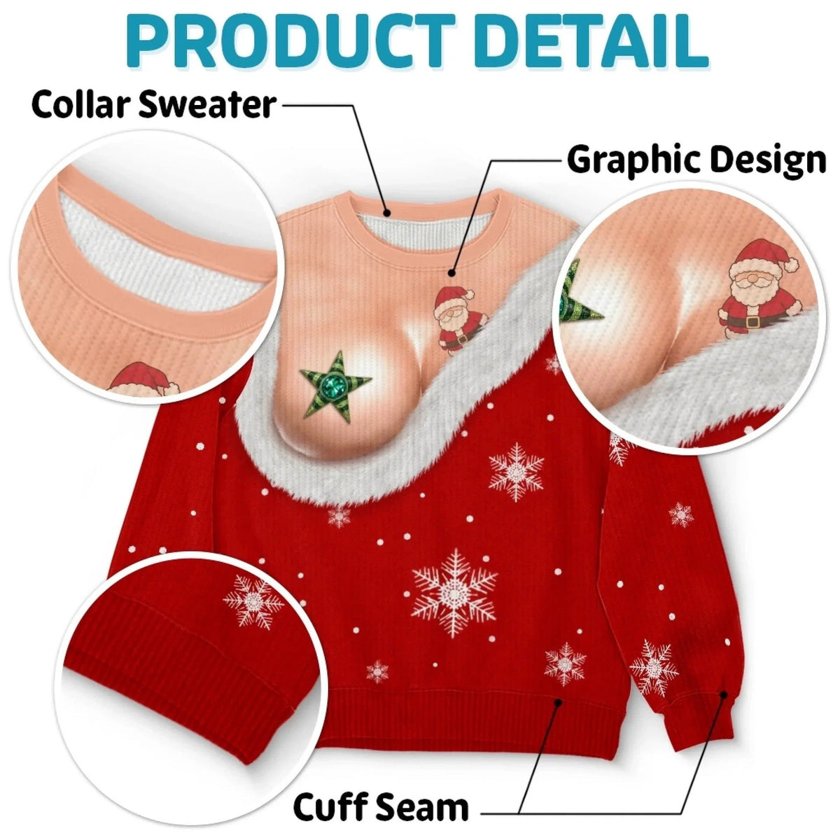 Crewneck Pullover SweatshirtChristmas Carnival