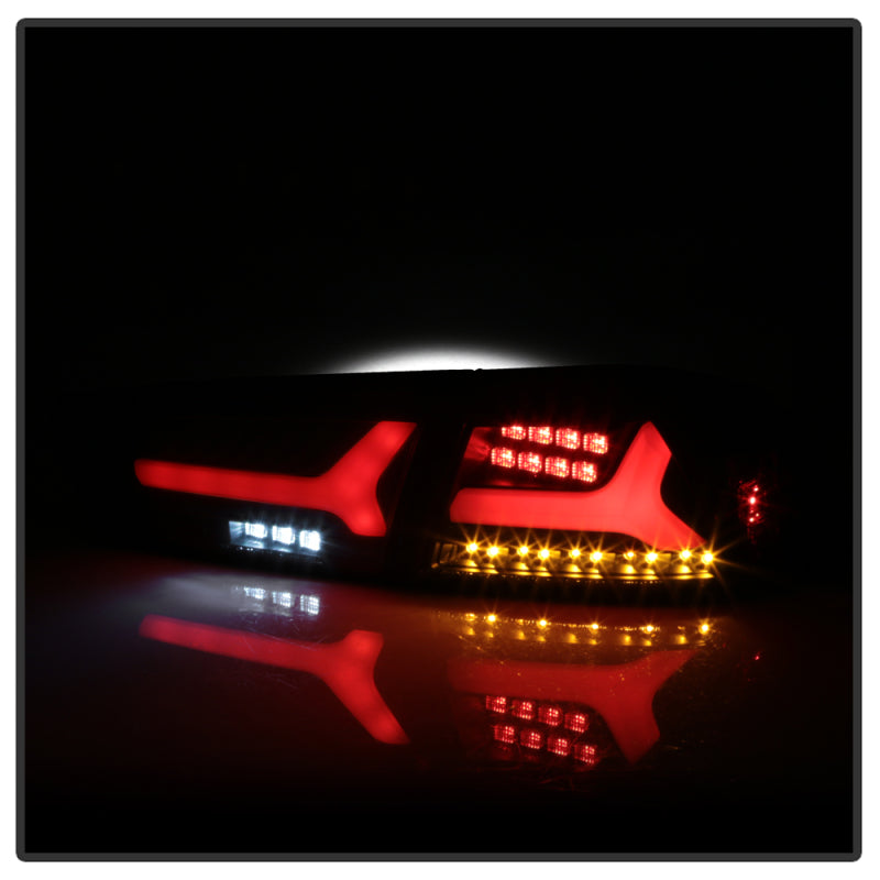 Spyder Mitsubishi Lancer/Evolution X 08-14 V2 LED Tail Lights - Black ALT-YD-ML08V2-SEQ-BK 5088130