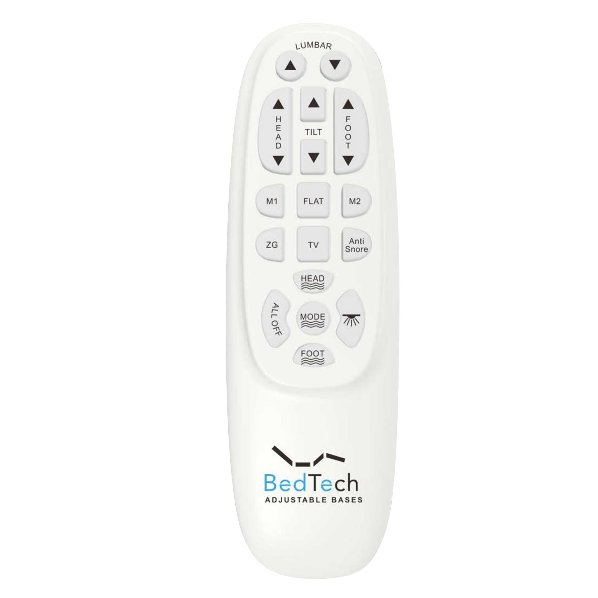 BT6500 King Adjustable Bed Base With Head/Foot Tilt and Lumbar Position Adjustment
