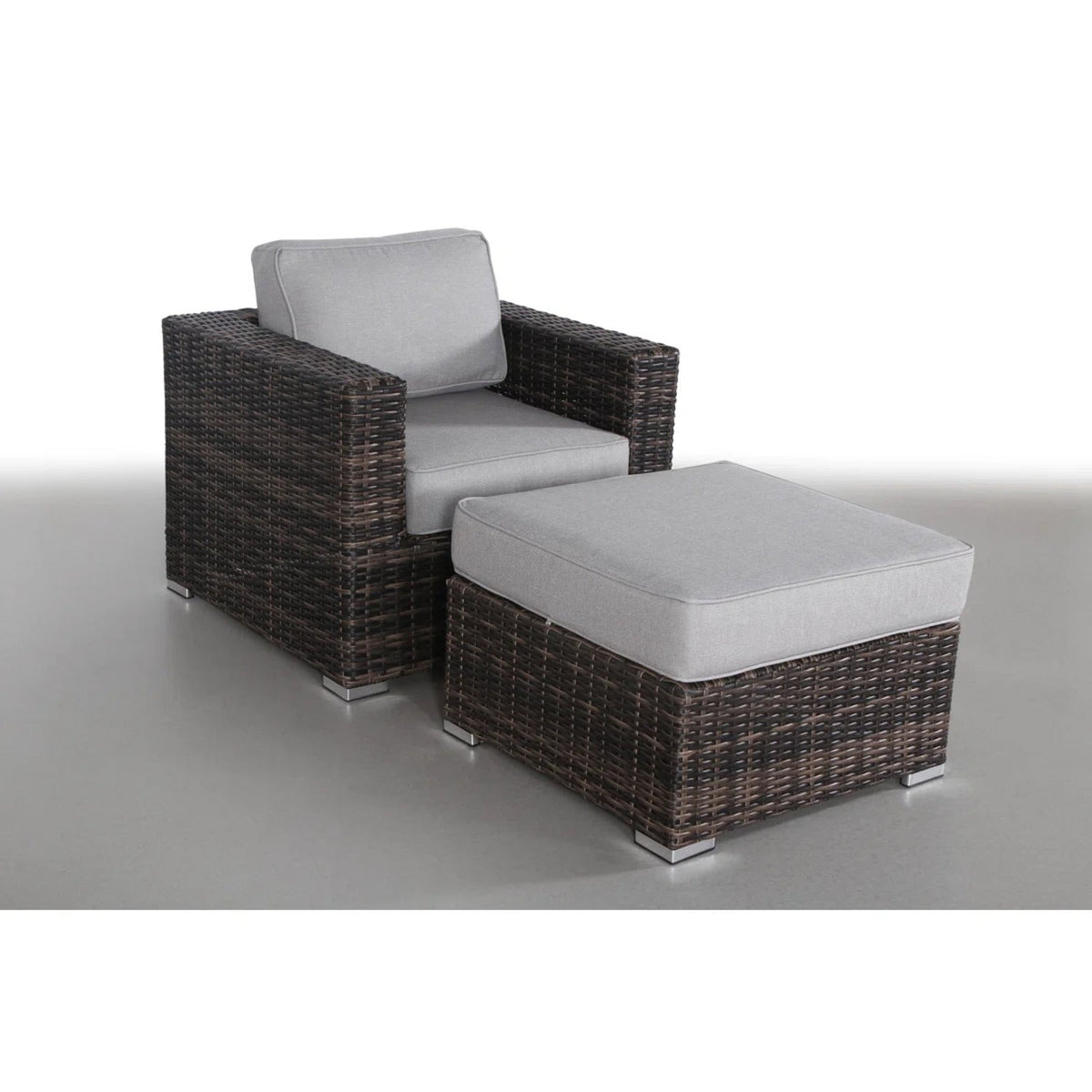 Comfortable Upholstered Accent Armchair – No Assembly Required