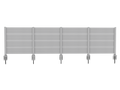 50" W x 49" H Outdoor Privacy Screen, Air Conditioner Fence