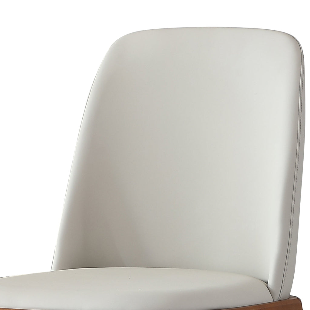 Modern PU Leather Dining Chairs Set of 2