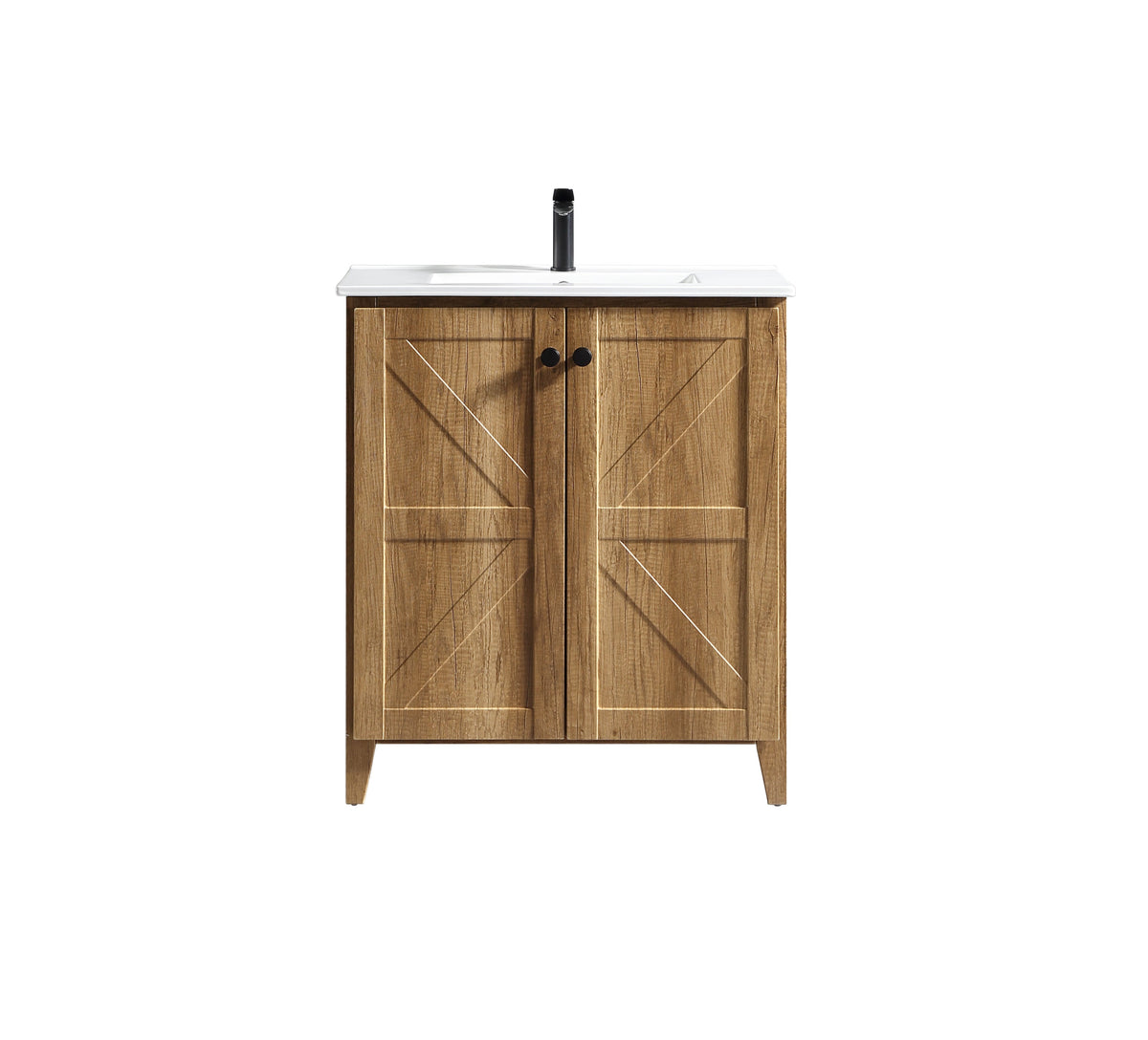 30-Inch Golden Bathroom Vanity