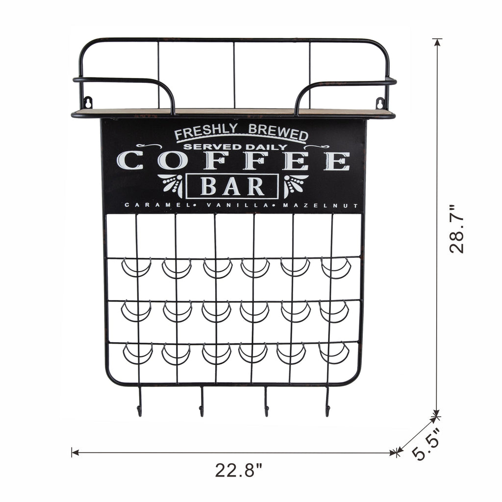 Stylish Coffee Bar Shelf