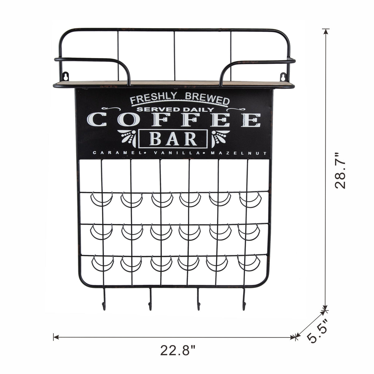 Stylish Coffee Bar Shelf