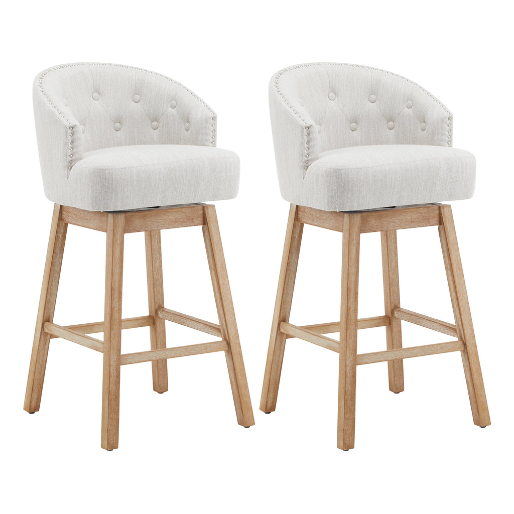 33.25" Swivel Counter Stools Set of 2