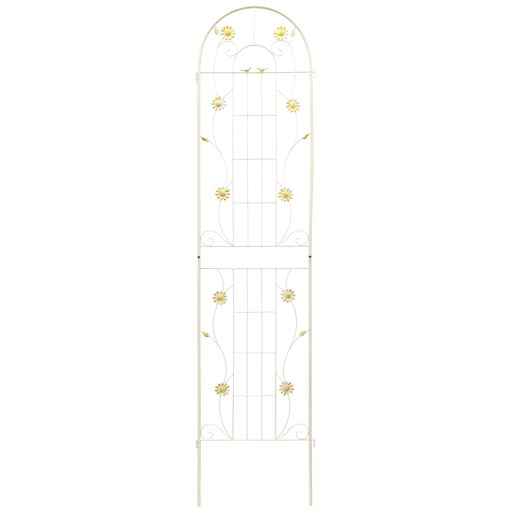 2 Pack Metal Garden Trellis for Climbing Plants