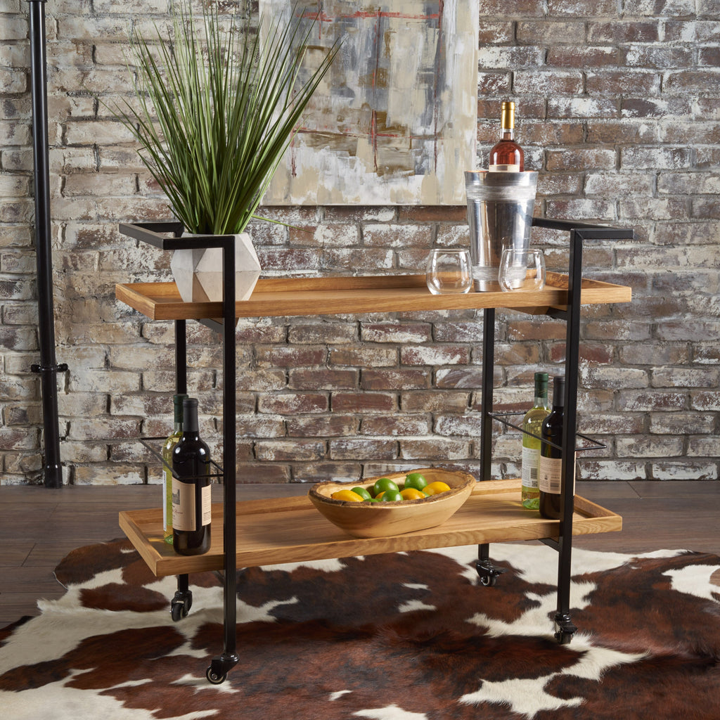 Modern Industrial Bar Cart