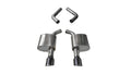 Corsa 15-19 Dodge Charger 6.4L/17-19 Dodge Charger 5.7L Black Sport AxleBack Exhaust w/4.5in Tips 21019BLK