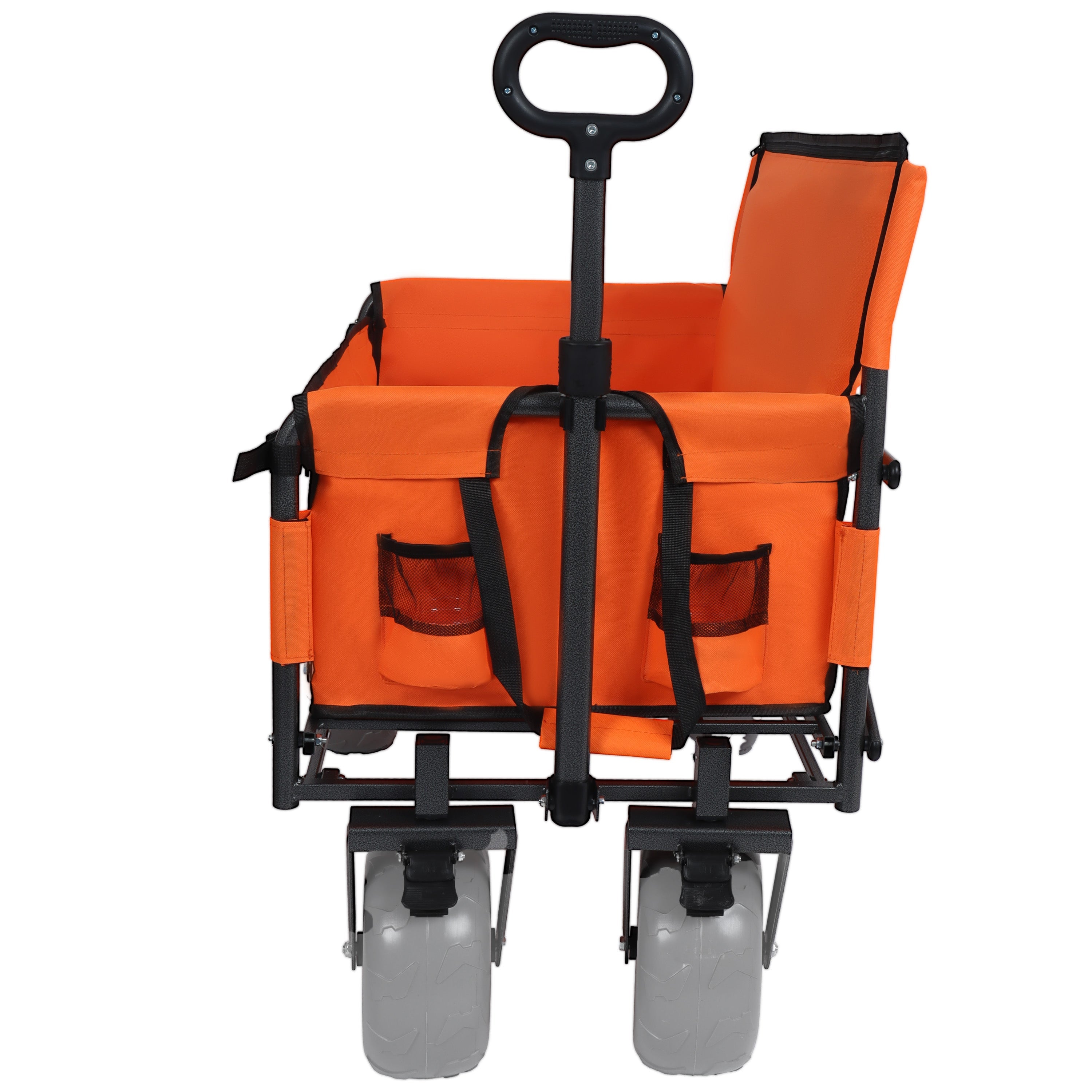 3-in-1 Folding Wagon with Bench Seat & Tabletop