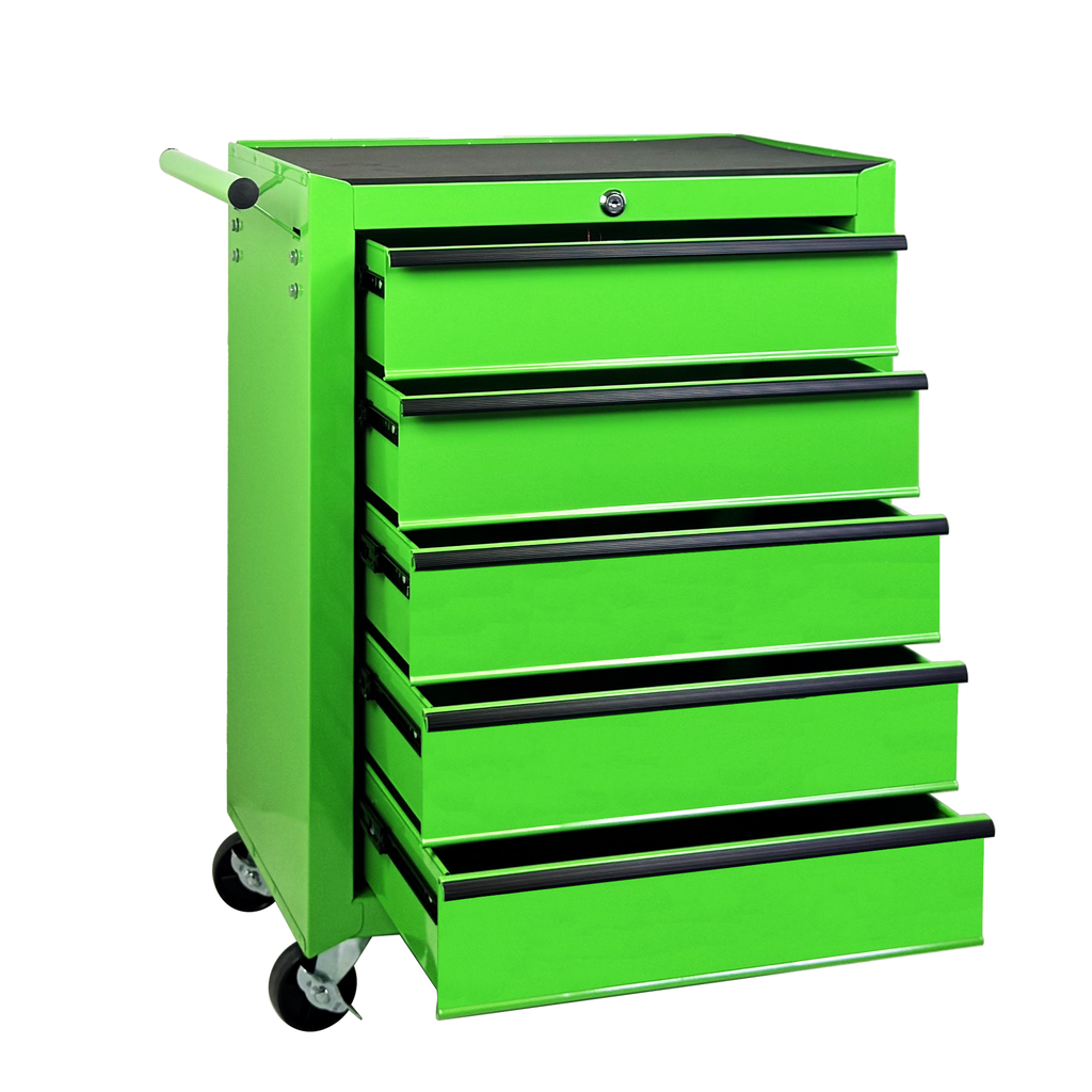 Rolling Metal Tool Chest with 5 Drawers