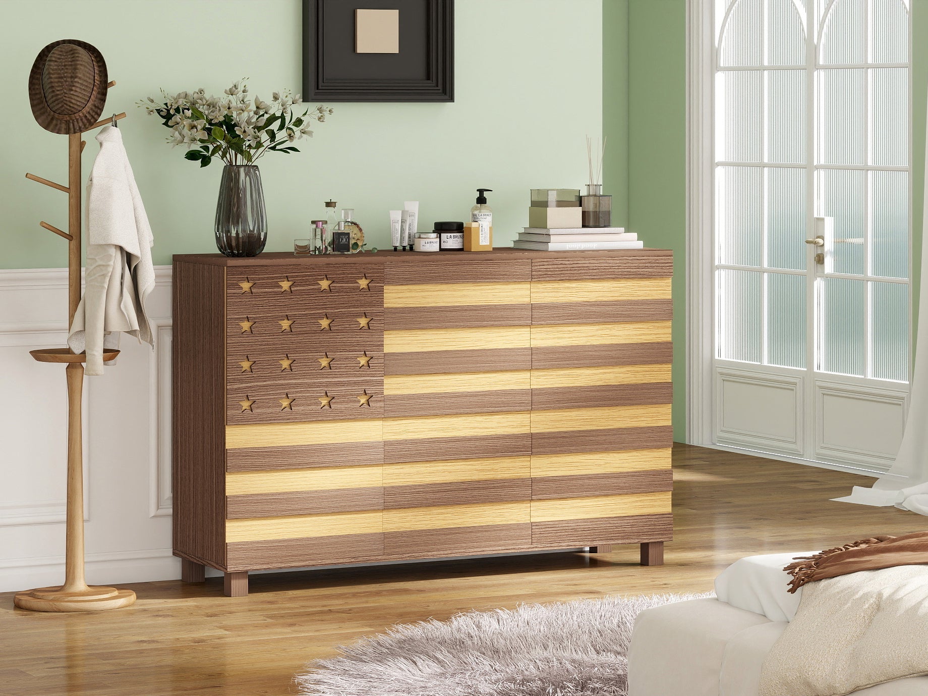 55" Buffet Sideboard Cabinet Storage