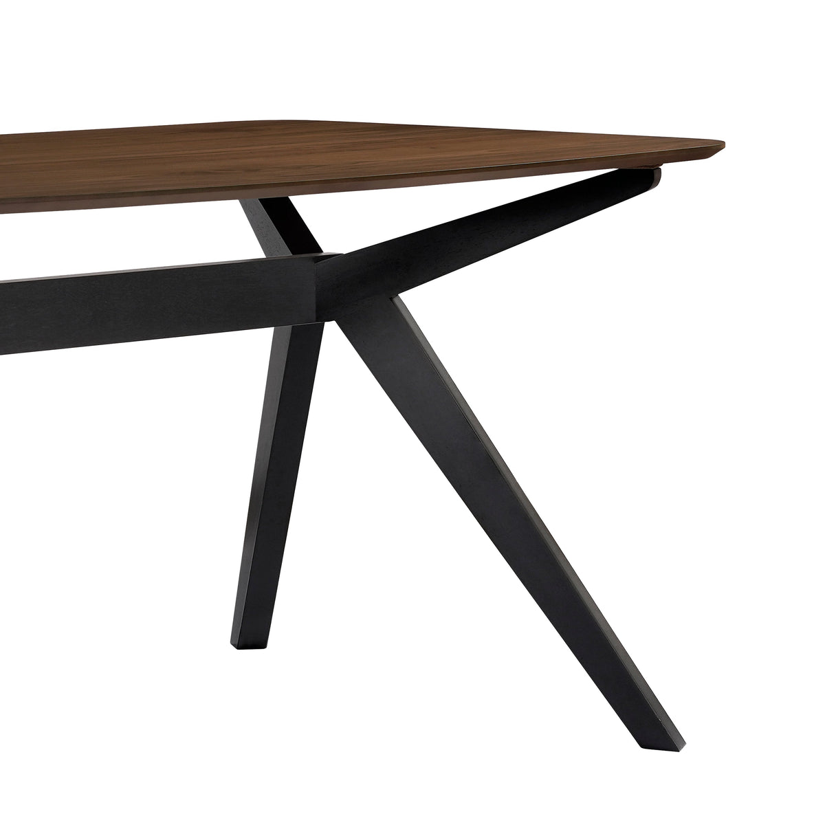 7-Pieces Upholstered Dining Set With Rubberwood Frame, Grey + Walnut + Black