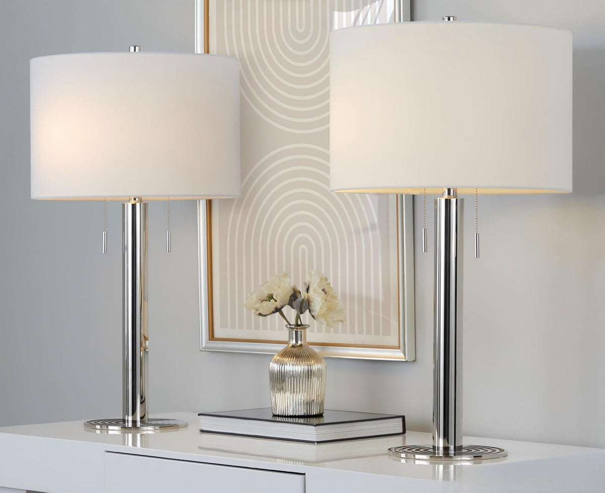 Master 29" Contemporary Metal Table Lamp