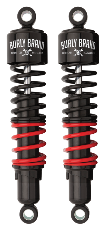 Burly Brand H-D Touring Stiletto Shocks 13in STD - Black B28-1256