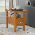 Acadian Narrow Side Table with Drawer