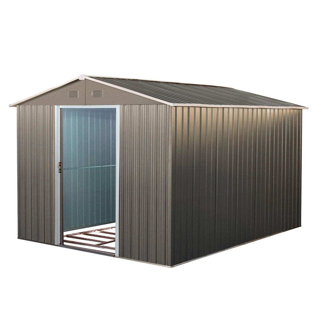 8x10ft Outdoor Metal Storage Shed