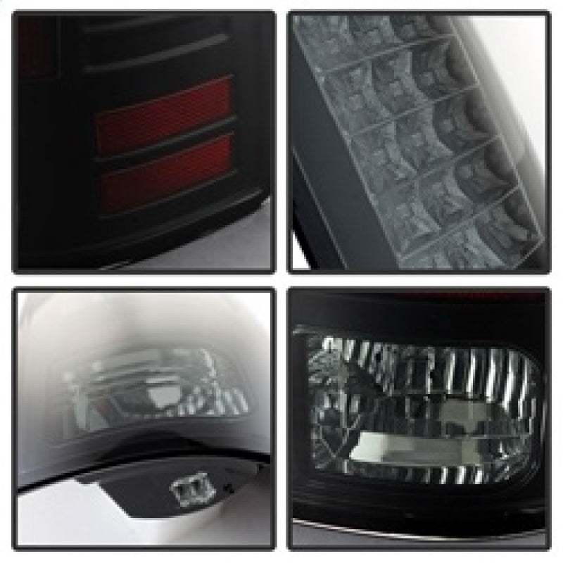Spyder Dodge Ram 1500 09-14 LED Tail Lights Incandescent- Blk Smke ALT-YD-DRAM09-LED-BSM 5078124