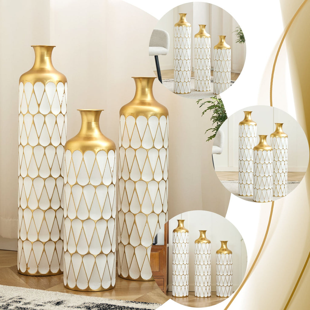 Set of 3 Elegant Vases
