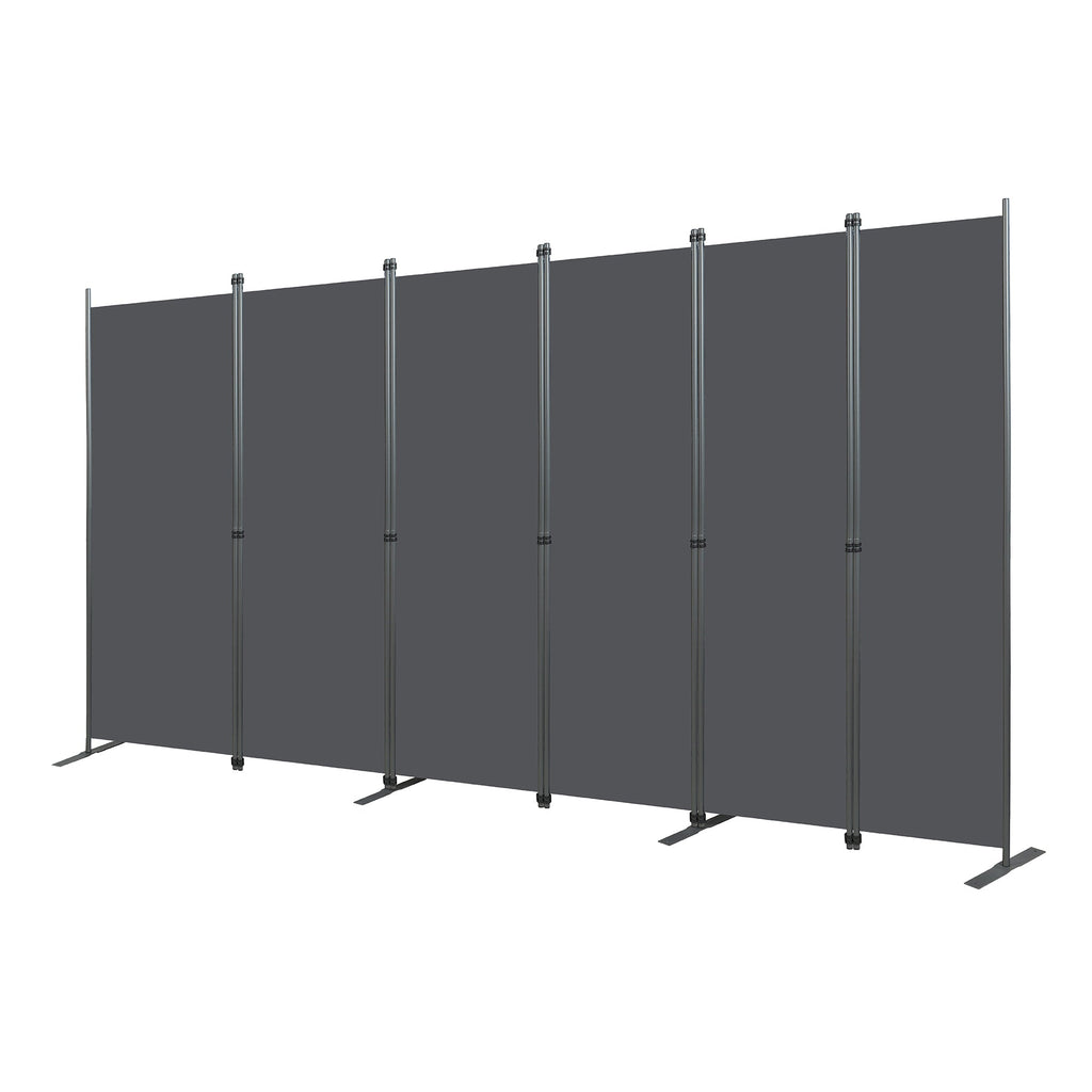 Room Divider 6-Panel - Black