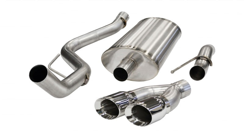 Corsa Performance 10 Ford F-150 Raptor 5.4L V8 Polished Sport Cat-Back Exhaust