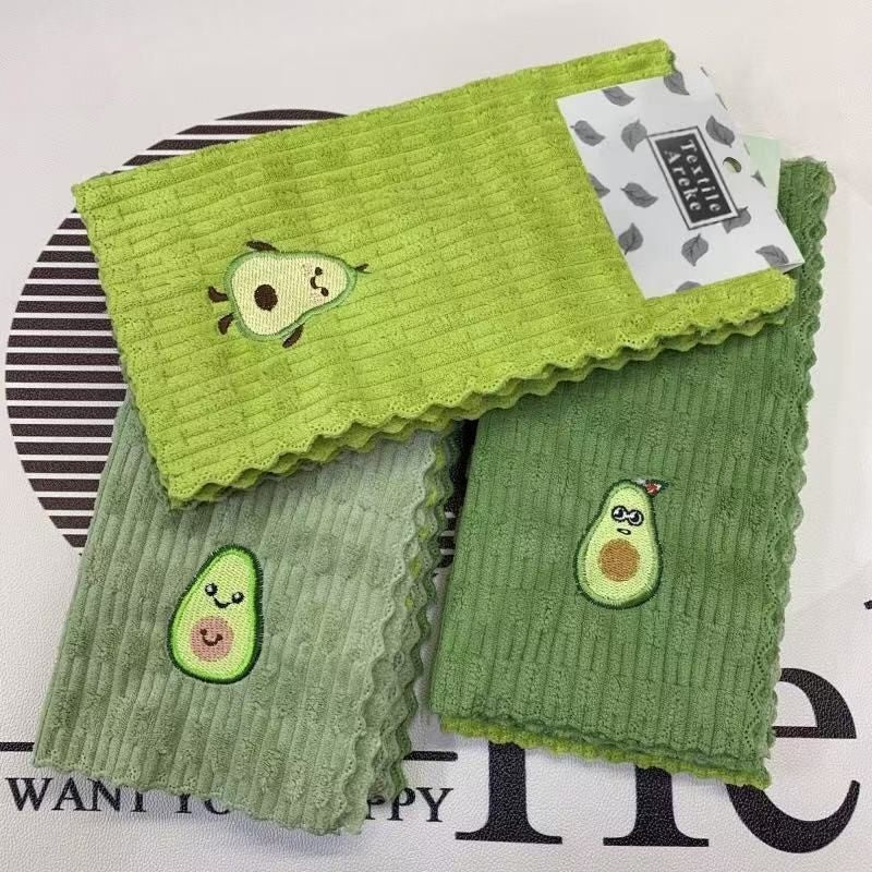 Avocado Kitchen Dishwashing Cleaning Cloth That Doesnt Shed Fibers