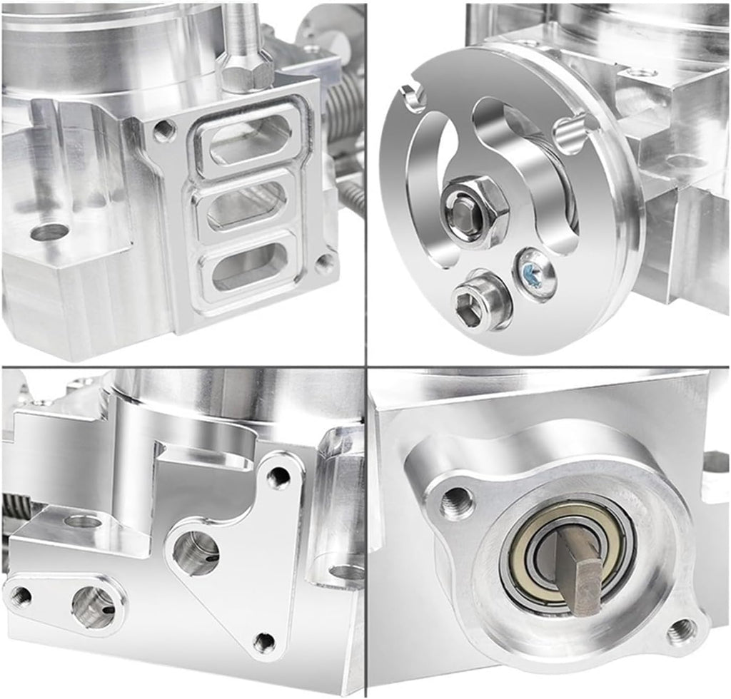 SPDZ1 70mm Silver Billet Aluminum Throttle Body For Integra RSX DC5 Civic SI EP3 K20 K20A K-Series