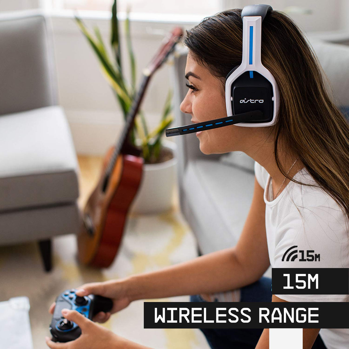 ASTRO Gaming Logitech G A20 Gen 2 Wireless Headset PlayStation - White/Blue