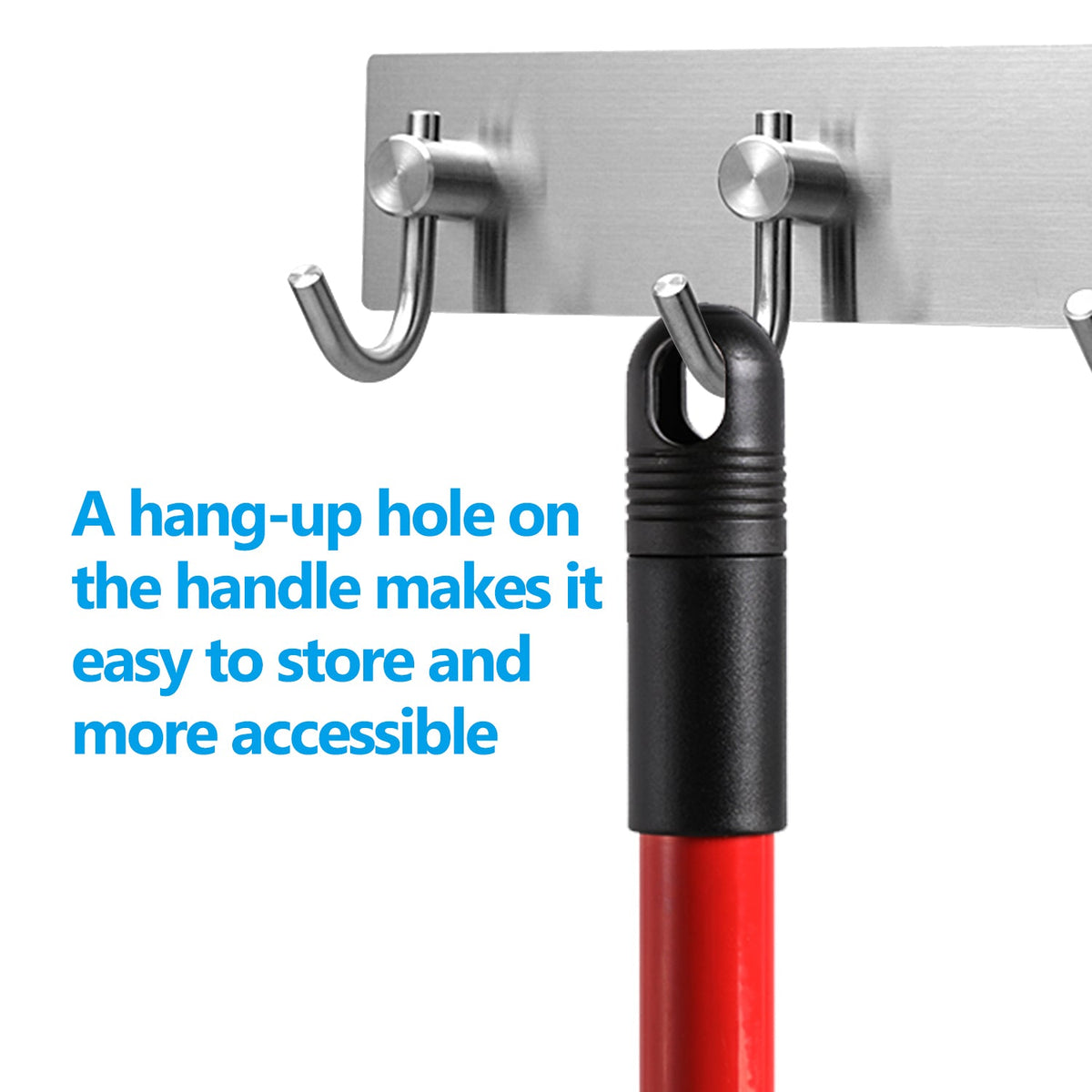 57.5-Inch Long Handle Self Bending Twist Mop