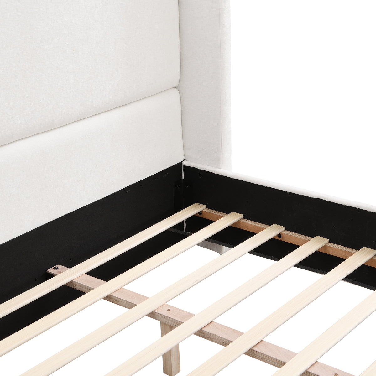 Elegant Wingback Bed