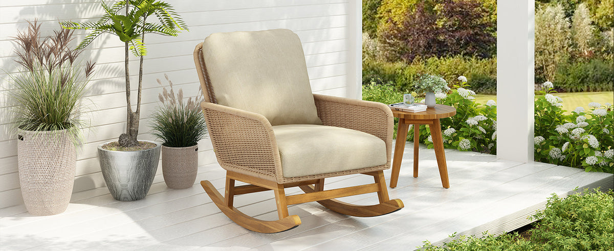 Contemporary Minimalist Patio Seating