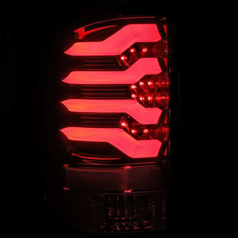 AlphaRex 14-18 GMC Sierra 1500 PRO-Series LED Tail Lights Jet Black 630010 *Discontinued
