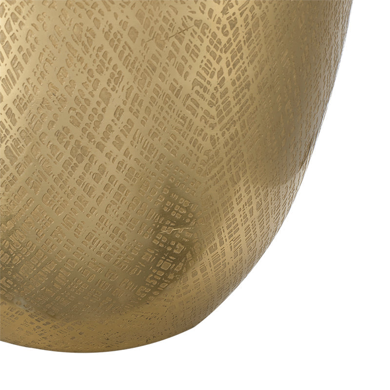 D15x25.7" Round Aluminum Sheet - Elegant Table Lamp