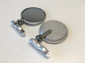 CRG Constructors CRG Hindsight Folding 3 in. Round Bar-End Mirror Left - Silver HSLS-201-L