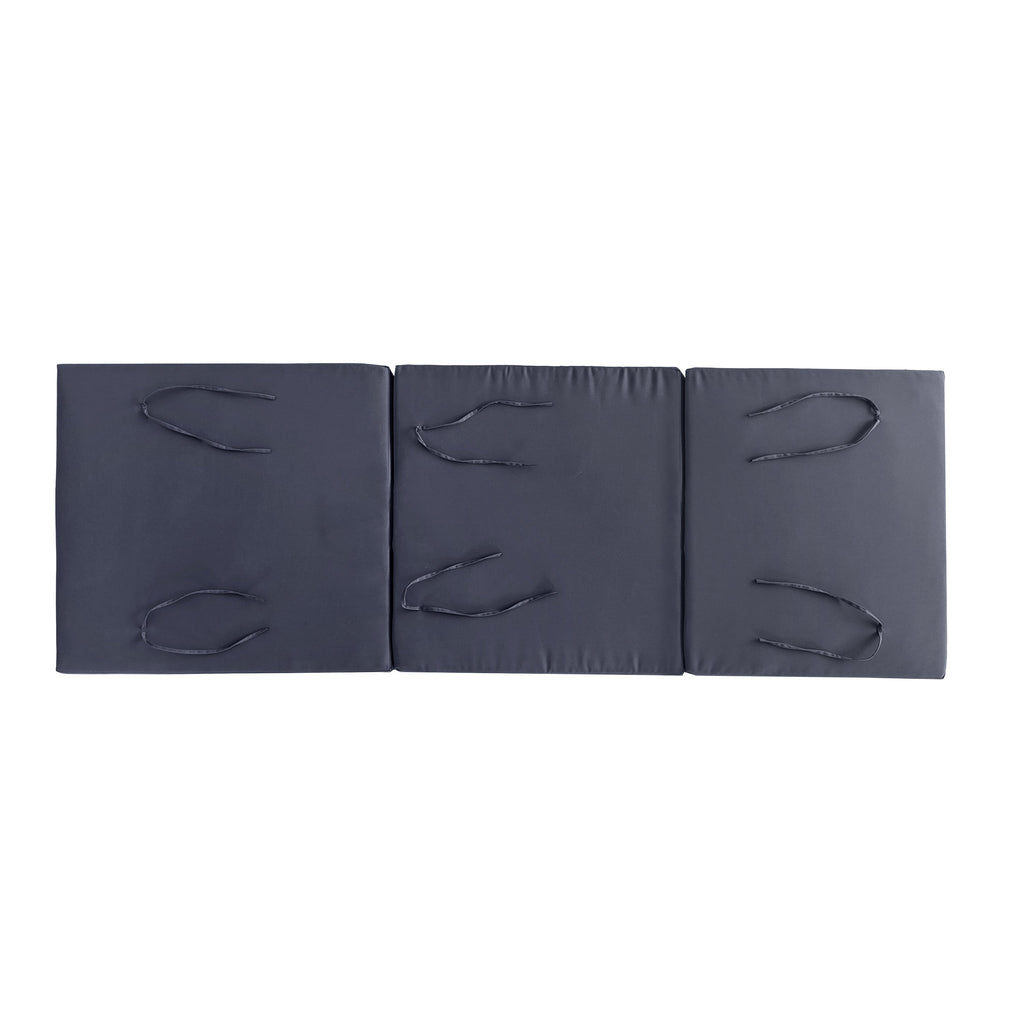 Gray Broadway/Ian Chaise Lounge Cushion (Triple Folds)