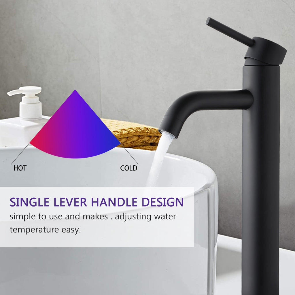 Single Hole Single Handle Bathroom Sink Faucet