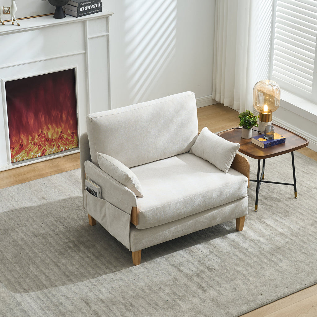 Foldable Sofa Bed Recliner - 3-in-1 Convertible Sleeper