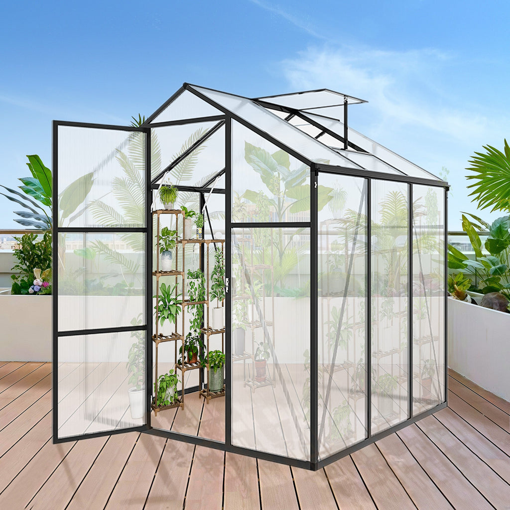 6x6FT Walk-in Outdoor Greenhouse
