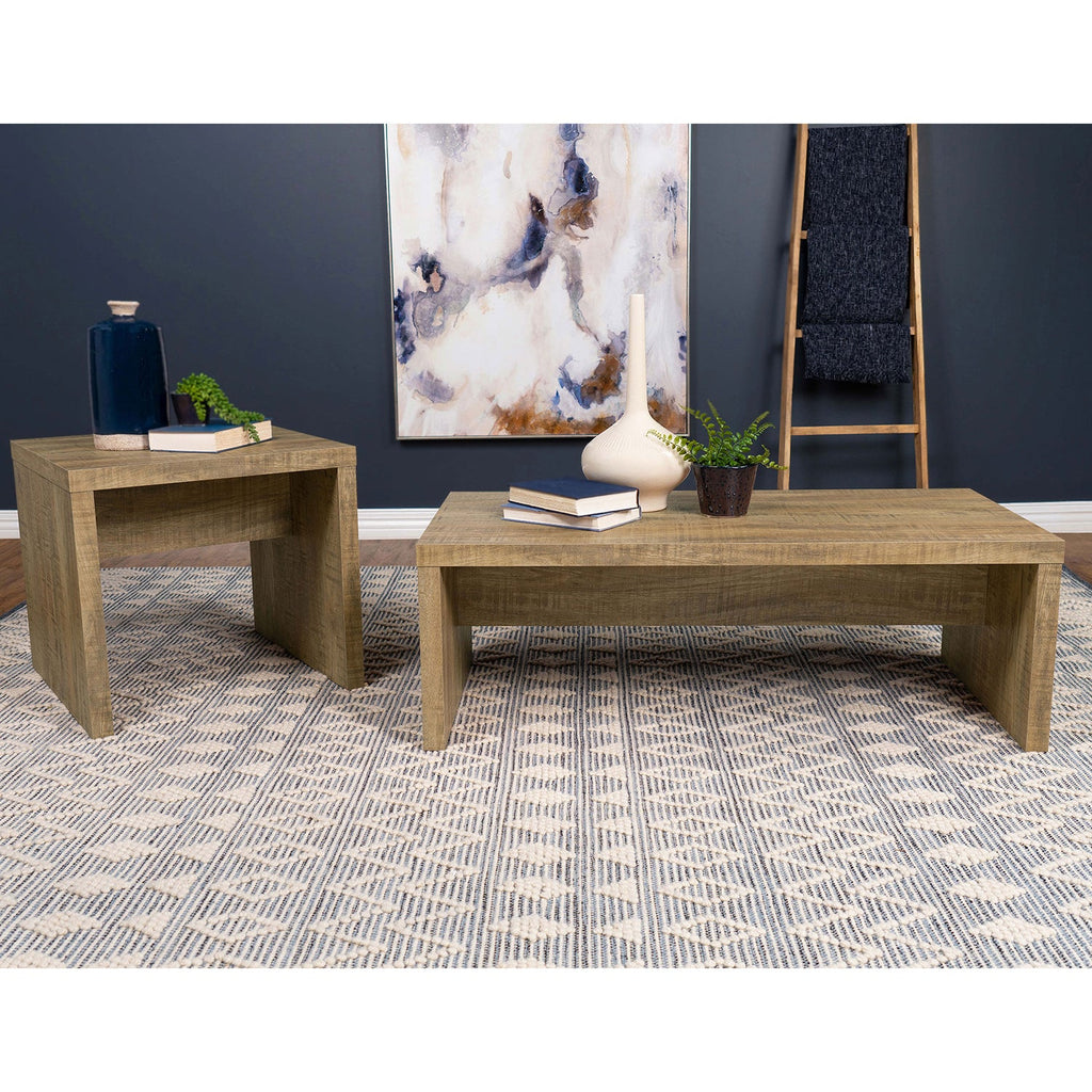 Brianna Mango Square Engineered Wood End Table
