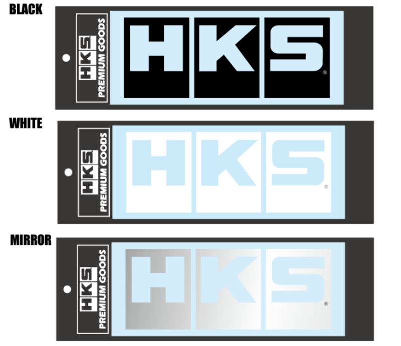 HKS LOGO Sticker W220 MIRROR 51003-AK154