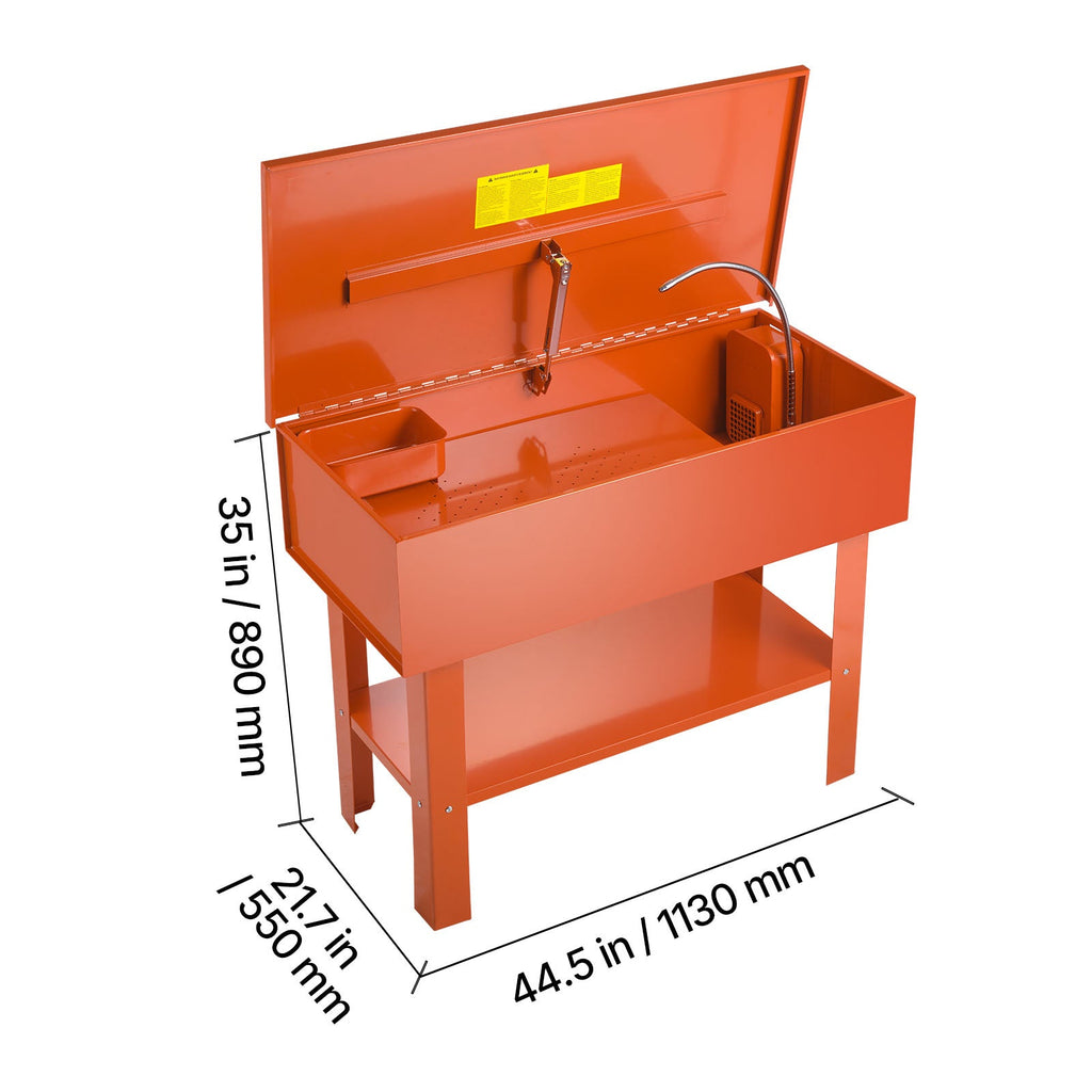 Parts Washer 40-Gallon with Electric Pump