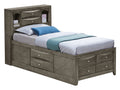 Stylish Contemporary Twin Bed With Storage