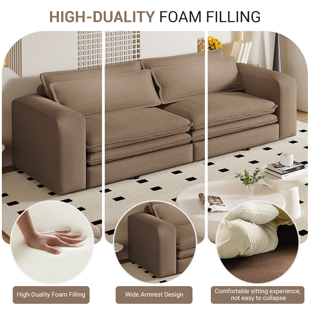 93" King Size Sleeper Sofa Bed - 3 in 1 Convertible