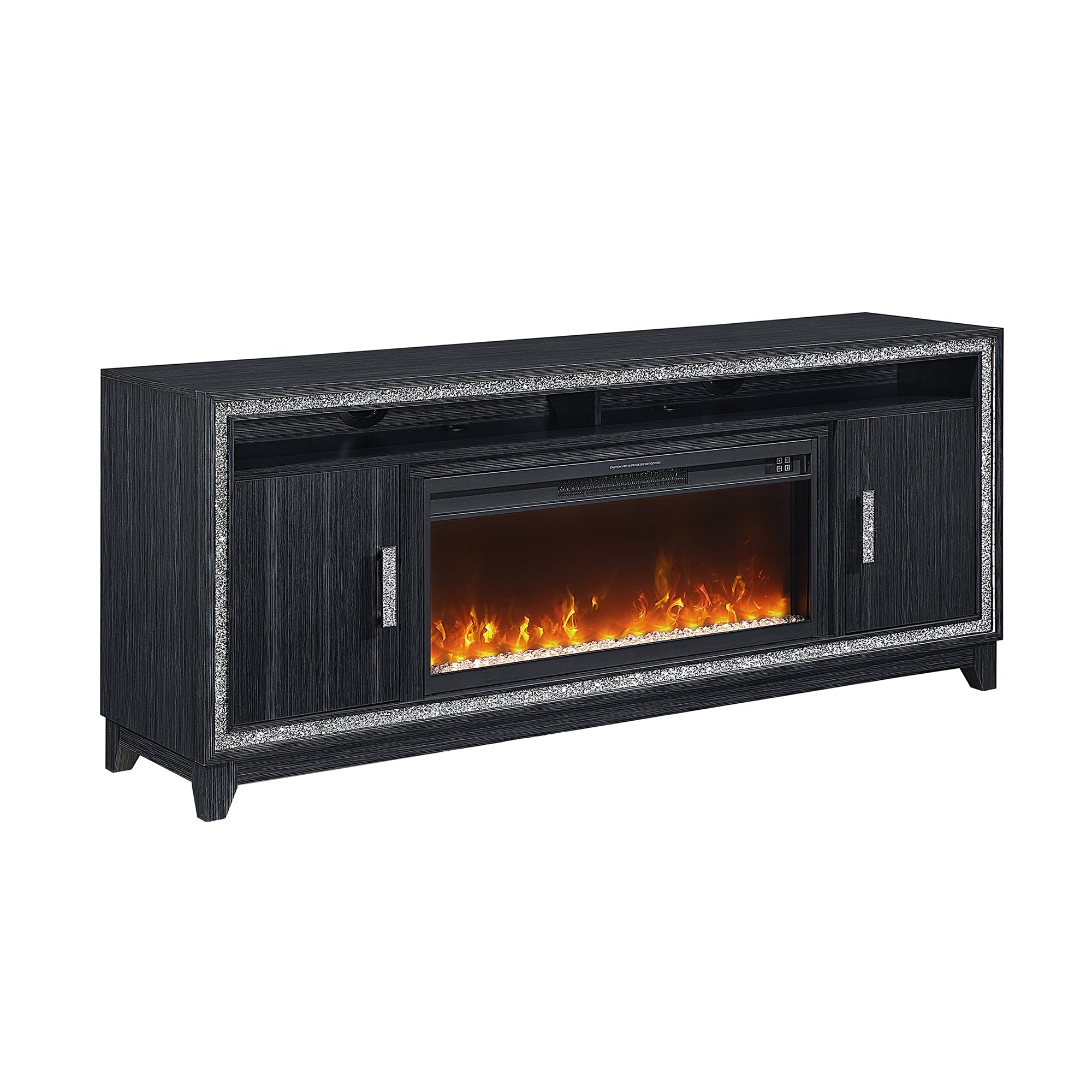 Almera Dark Indoor Fireplace