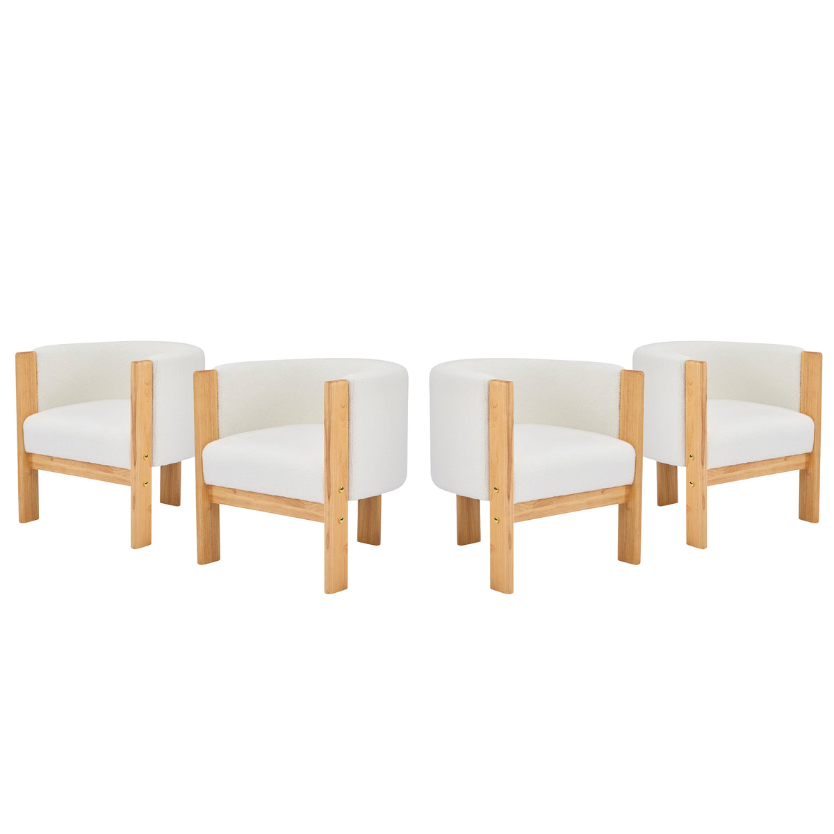 Upholstered Dining Chairs Set of 4